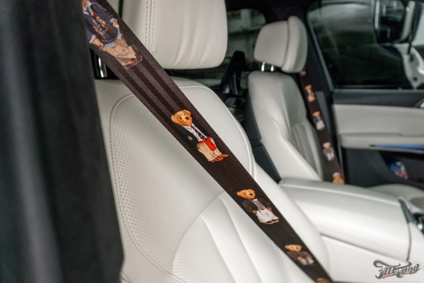 Ремни безопасности с принтом плюшевых мишек Ralph Lauren для BMW X7
